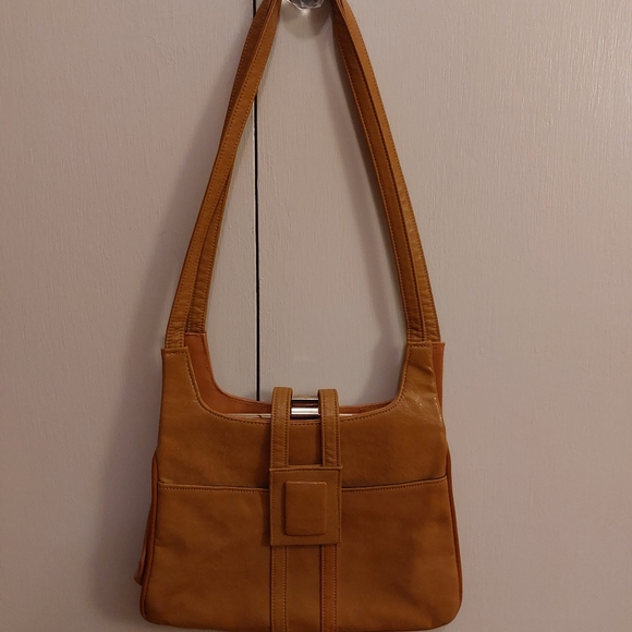 Handbags - Brown Vinyl Vintage 1960s Handbag